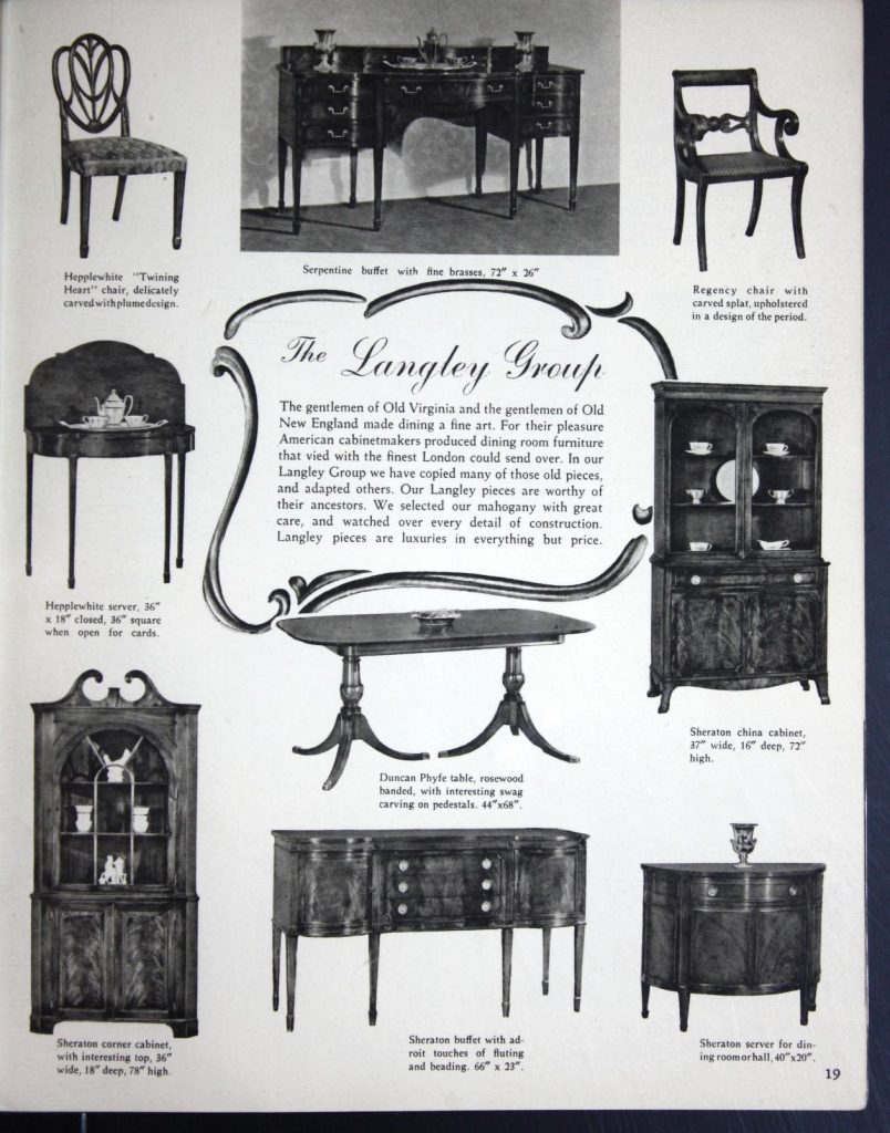 drexel furniture catalog drexel furniture georgian vintage
