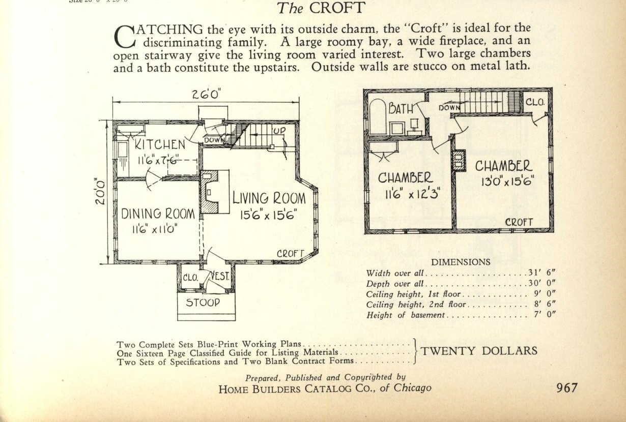 The Croft Home Builders Catalog of Chicago