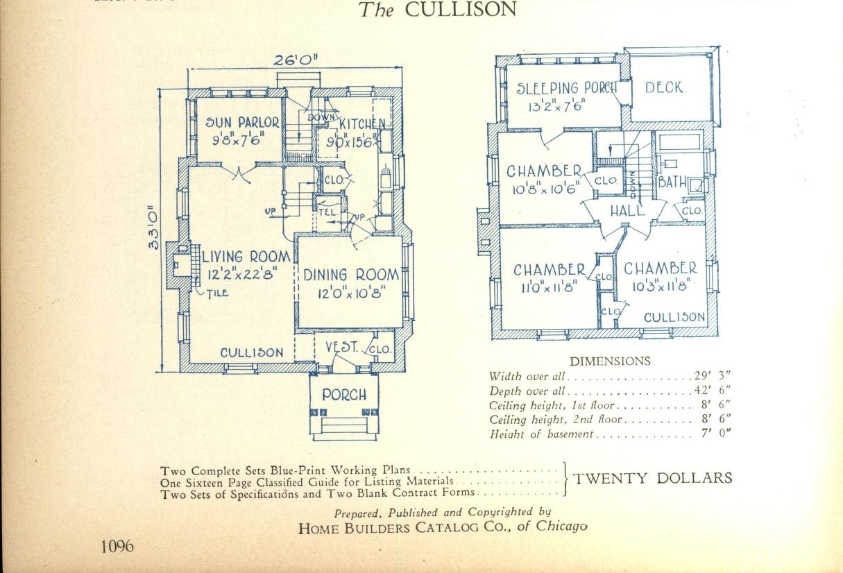 The Cullison Home Builders Catalog of Chicago