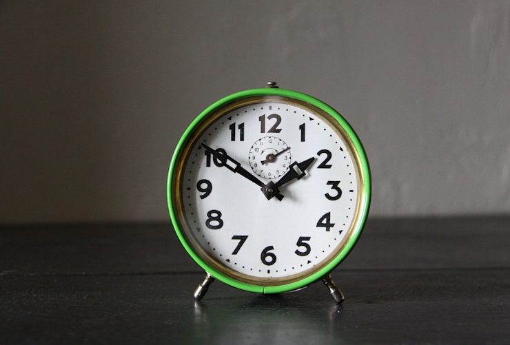 Antique French Deco Alarm Clock